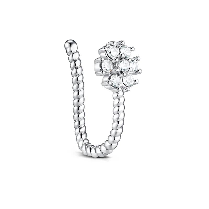 1Pcs Stainless Steel Nose Ring Hoop C Shape Septum Rings Non Piercing Ear Clip Earring Fake Nose RingsWomen Piercing Jewelry