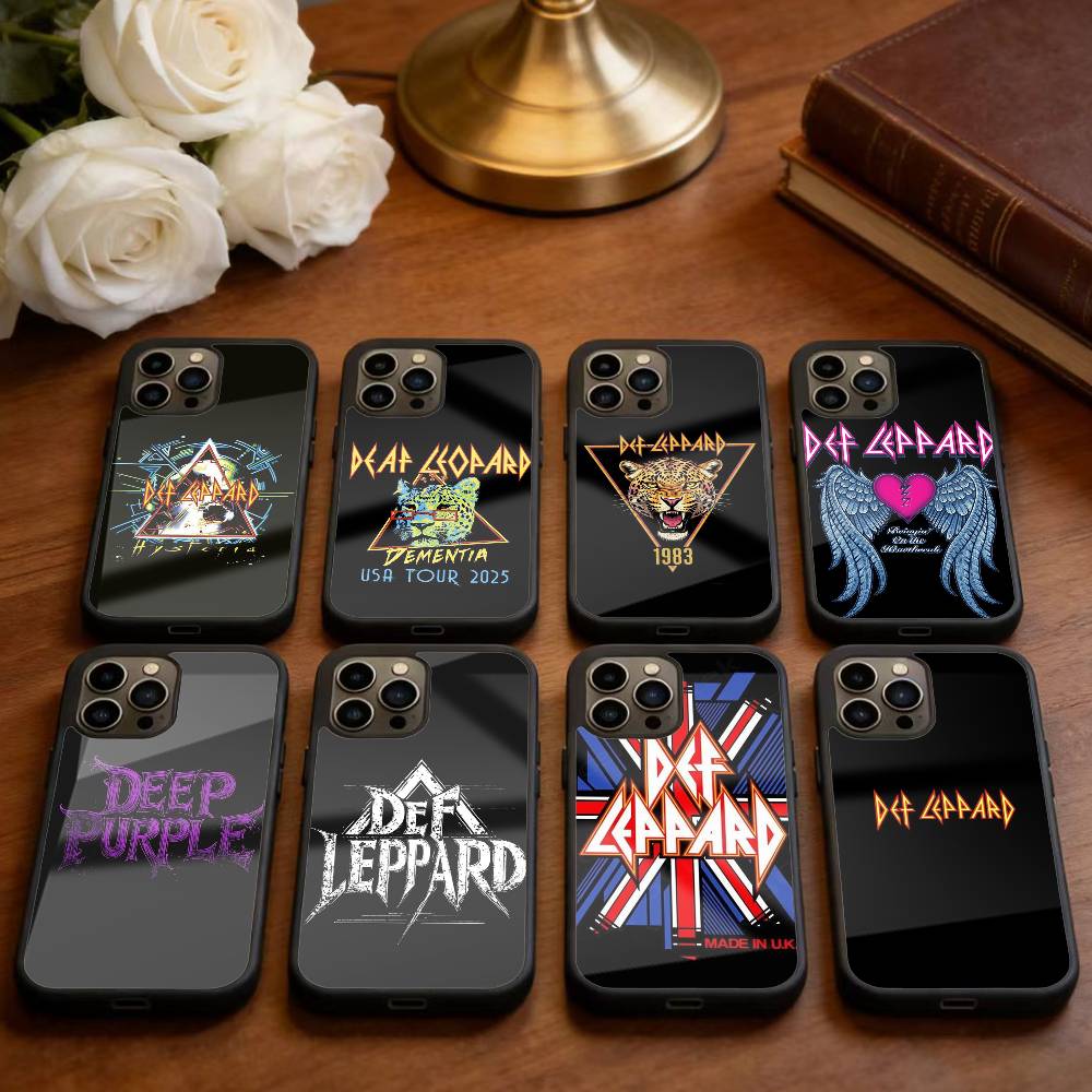 Hot Rock Band D-Def Leppard Phone Case For iPhone 14,16,15,13,17,12,Plus,Pro,Max Magnetic For Magsafe Frosted Cover
