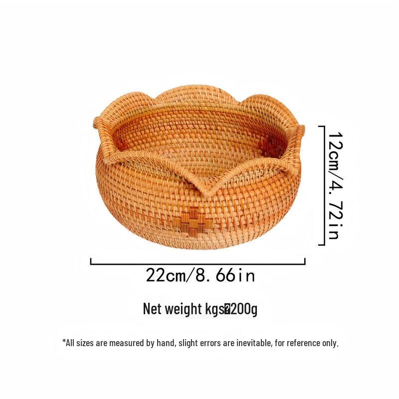 

Chinese Style Hand-Woven Rattan Basket