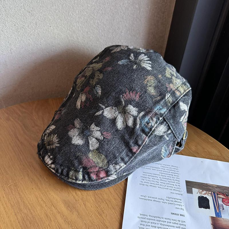 

Floral Denim Dad Hat With Sun Protection For Casual Summer Outfits