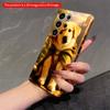 2DFlat Samsung phone case Golden Puppy in Green Cape by Castle Path Applicable to Galaxy S23 S24 S25ULTRA S26 A12 A14 A15 A16 A54 A55