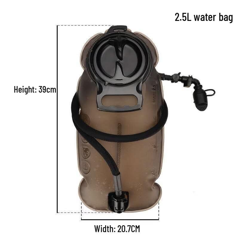 Lishen Soft Hydration Bladder with Straw for Hiking and Camping