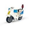 Military SWAT Team Motorcycle Building Bricks Set, DIY Model Kit for Children, Compatible Construction Blocks for War Games