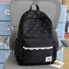 Schoolbag new student schoolbag simple and cute solid color backpack ins gentle wind backpack high value lightweight leisure bag