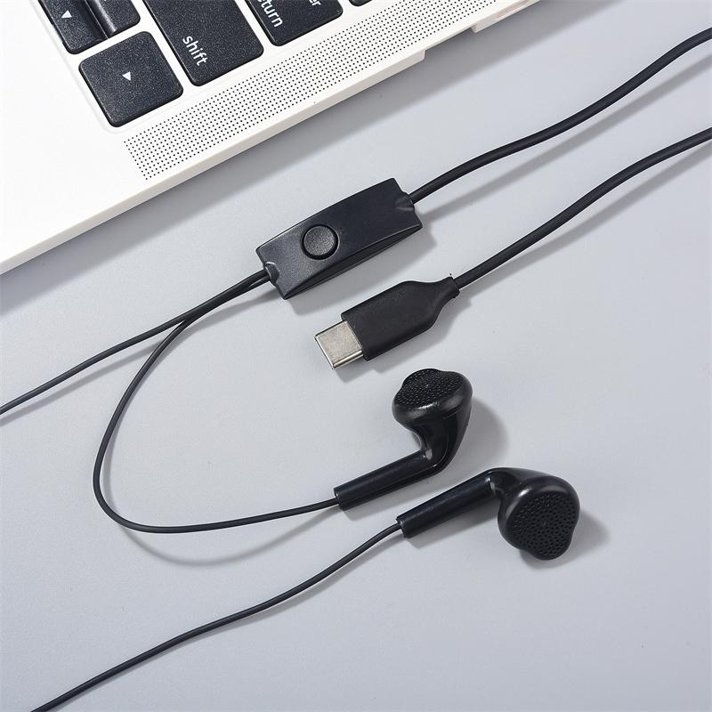 For Samsung Type C Earphone S5830 Wired With Microphone Headset For Samsung Galaxy A55 A54 A53 A73 A35 A33 F55 M35 Z Flip 6 5 4 7