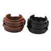 Men's Retro Genuine Leather Wide Bracelet with Personality and Fashionable Design