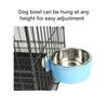 2-in-1 Stainless Steel Pet Hanging Bowl, Puppy Crate Water Bowl Water Dispenser