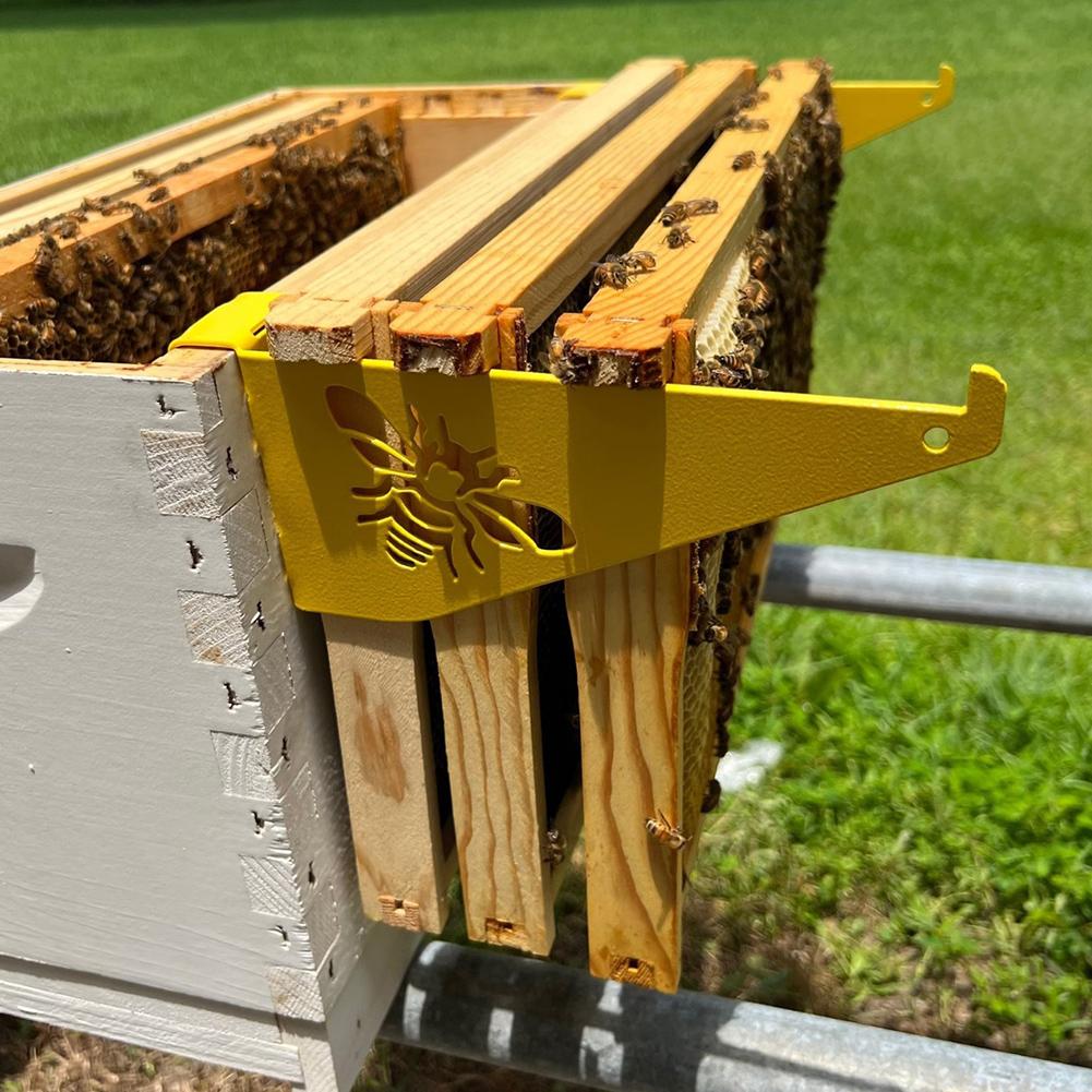 2pcs Beehive Inspection Bracket Beekeeping Tools Support Bracket Bee Hive Perch Frame Holder Durable Bee Hive Frame Accessories