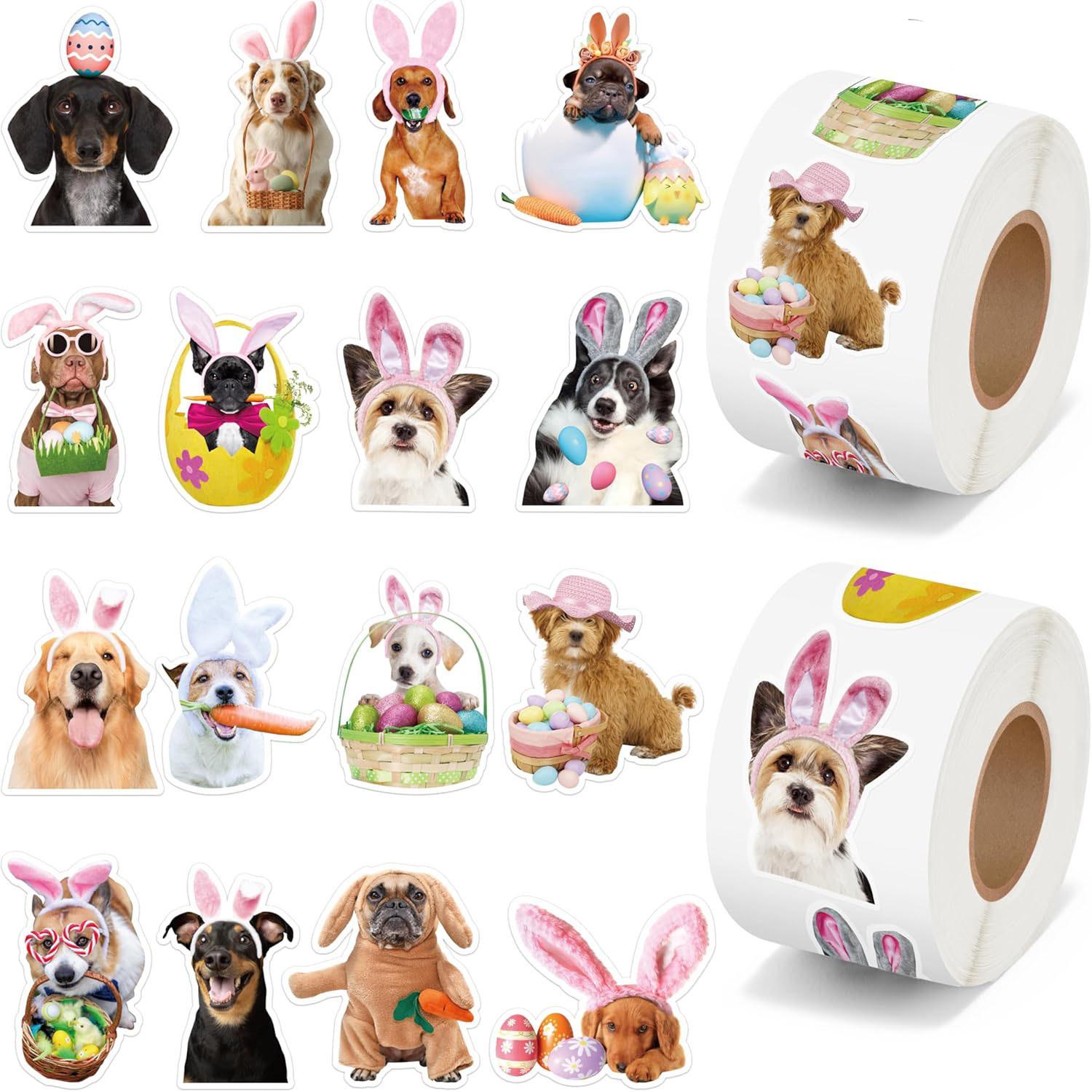100-500pcs Cute Animal Cat Sticker Party Gift Wrapping Label Scrapbook Rewards Stationery Stickers