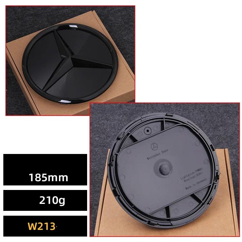 1pcs Car Front Grille Emblem Star Badge Logo Mirror For Mercedes Benz W205 W204 W253 W213 W206 W166 gle glc