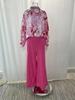 2026 Spring European & American Women's Printed Shirt & Elegant Wide-leg Pants Fashion Set