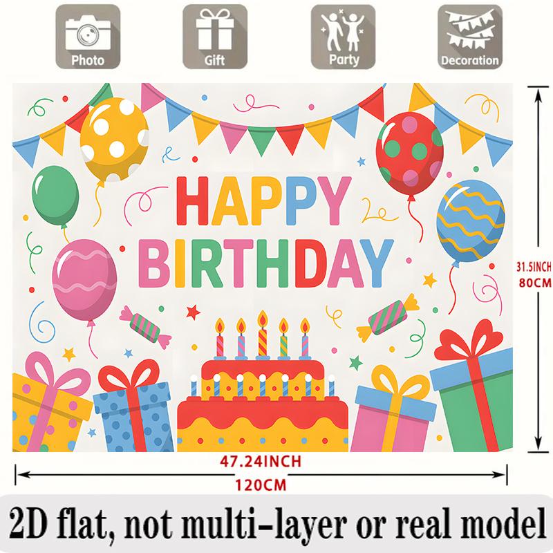 Party Backdrop Flat Hanging Backdrops Birthdays Showers Photo Background Decor Birthday Party Decor