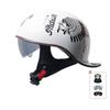 2025 Motorcycle Helmet Adult Summer Retro Bike Retro Half Helmet ABS Lightweight Breathable Lining Half Helmet for Men and Women
