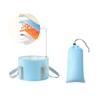 1PC Foldable Foot Bath Bag, Deep Bucket, Over The Calf, Household Foot Massage Device, Foot Washing Basin