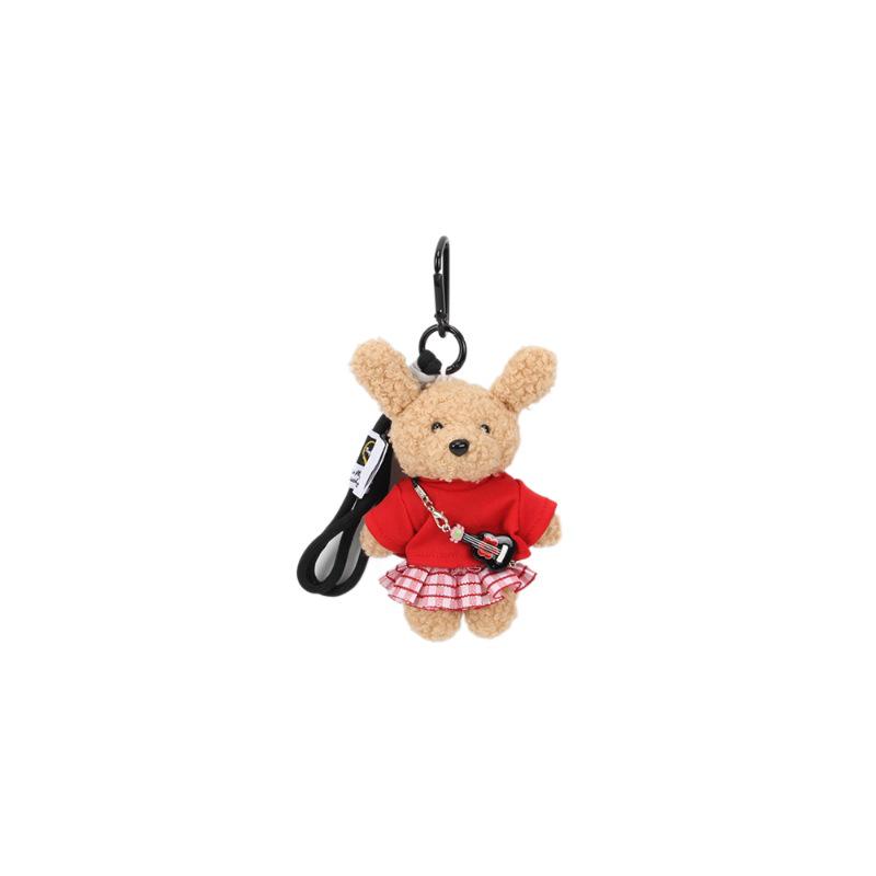 Korean Trend Curly Bear Fashion Keychain Lanyard Pendant for Couples (HAE-YA)
