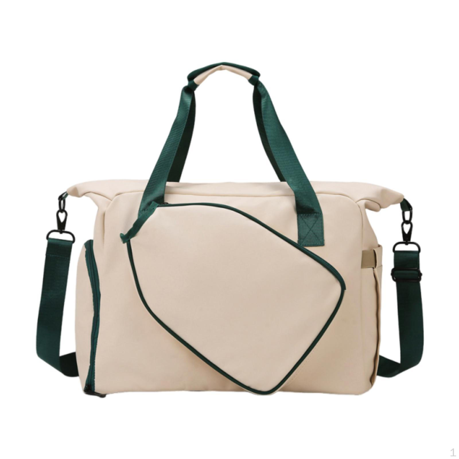 

Large Pickleball Storage Bag Tennis Carrier for Adults And Women серый