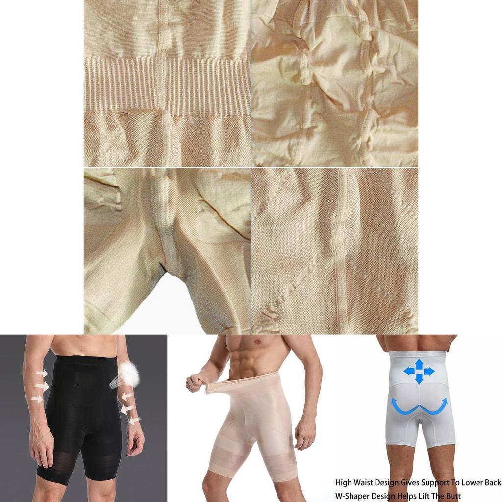 Hohe Taillen Herren Body Shaper Bauchkontroll-Shorts Mit Flexiblem Und Schnelltrocknendem Stoff Für Den Täglichen Gebrauch
