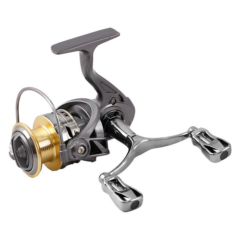 All-Metal Spinning Fishing Reel with Long Cast for Sea and Surf, Small High Gear Micro Lure and No-Gap Spool