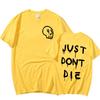 Just Dont Die 43 Ken Block T Shirt Men Harajuku Gothic Letter Print T Shirts Fashion Casual Oversized Tshirt Unisex Streetwear