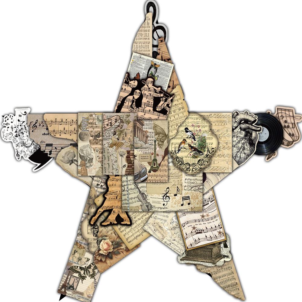 

30PCS Retro Concert Stickers Laptop Notebook Luggage Water Phone Y2K Laptop Luggage Phone Guitar Scrapbooking Diary Sticker