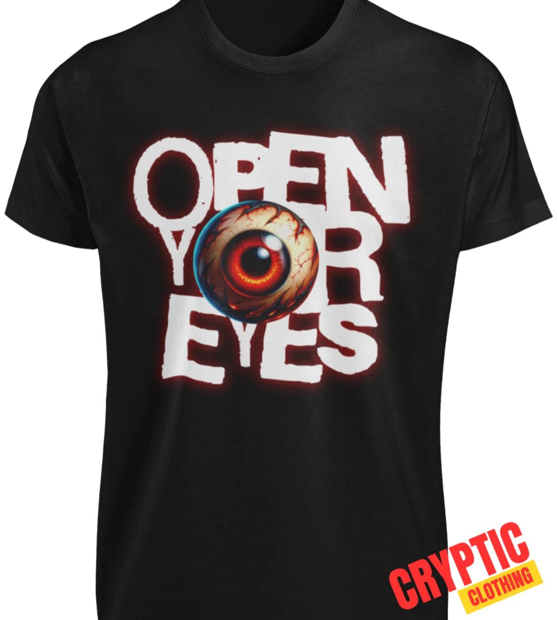 Open Your Eyes T-SHIRT Real Eyes Realize Real Lies Obey Consume They Live 1984 3XL