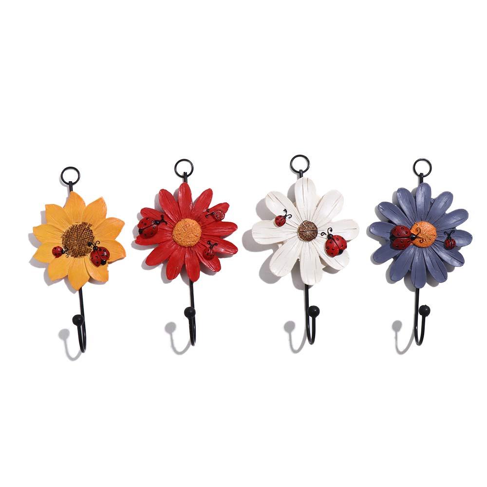 Flower Shaped for Coat Kitchen Gadgets Home Supplies Storage Tools Wall Decoration Clothes Hook Hangers Home Storage Hook