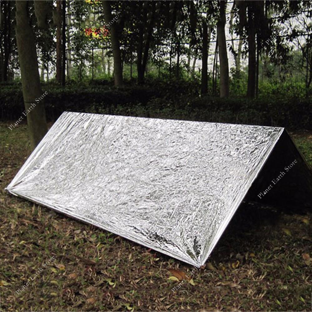 Emergency Blanket Thermal Blanket for Camping Waterproof Foil Thermal Blanket Heat Reflective Blanket for Outdoors