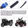Motorcycle Gas Fuel Cap Single Way Valves Vent Breather Hoses Tubes For Motocross Atv Quad Dirt Pit Bike Fuel Tank Breather Pipe