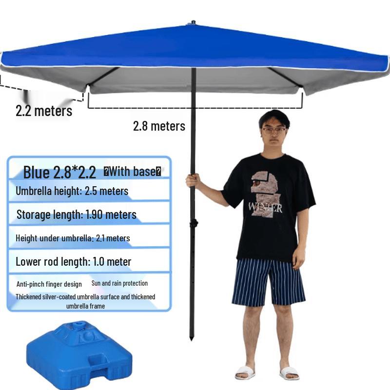 Kunpai Outdoor Sun Umbrella with Base