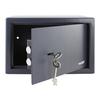 Hmf 49200-11 coffre-fort à poser, serrure à panneton double, 31 x 20 x 20 cm, anthracite