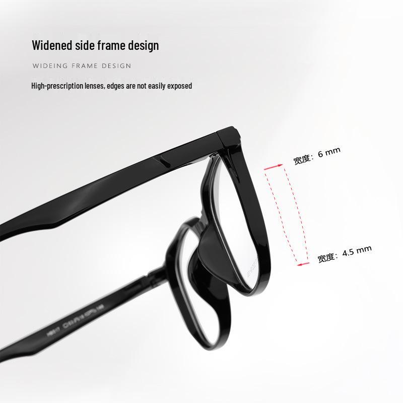Women's TR90 Youth Glasses: Square/Round Frames, Face-Enhancing Design, Compatible with Prescription Lenses