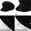 Adjustable Newsboy Cap Retro Painter Hat Casual Octagonal Cap  Autumn Winter