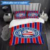 3PCS Esporte Clube  Printed Soft Bedding Set,Including 1pc Duvet Cover And 2pcs Pillowcases Perfect for Bedroom, Dormitory, Fan gift