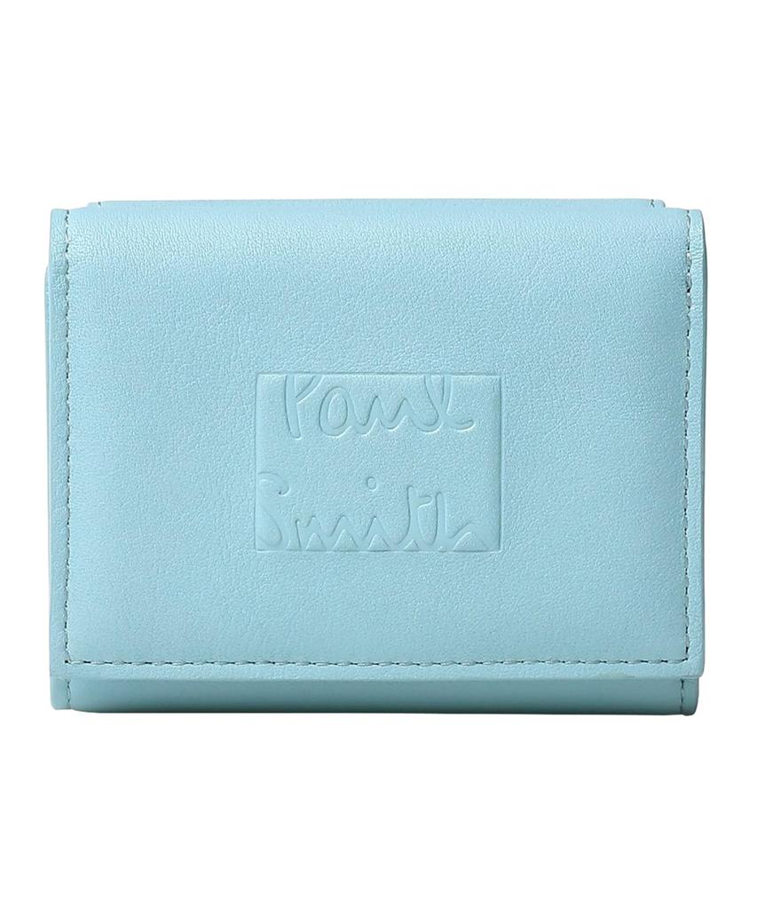 Paul Smith Wallet 555400G040 Light Blue Tri-fold