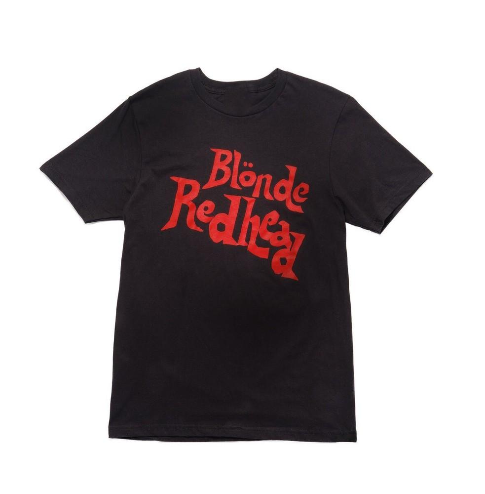Black Blonde Redhead Logo Print Shirt BL1552