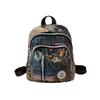 Denim Backpack 2025 New Korean Version of Fashion Printing Trend Ins Style Women's Versatile Casual Backpack