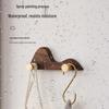 Creative Wall-Mounted Entryway Coat Rack with Hat and Clothing Hooks