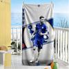 Chelsea FC Fußballspieler Strandtuch Schnelltrocknend Weiche Mikrofaser Bequem Leicht Geeignet für Schwimmen, Fitnessstudio, Camping, Yoga Urlaub