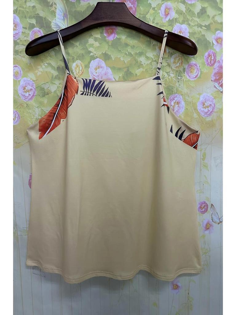 2025 Summer Women's Print Camisole & Shorts Set