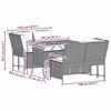 VidaXL Salon de jardin avec coussins 3 pcs gris résine tressée, ensemble de canapés d'extérieur, salon de jardin, ensemble 3365343