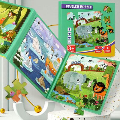 Book Folding Magnetic Advanced Puzzle Book Children'S Baby Magnetic Early Education Kindergarten Boys And Girls Educational Toys