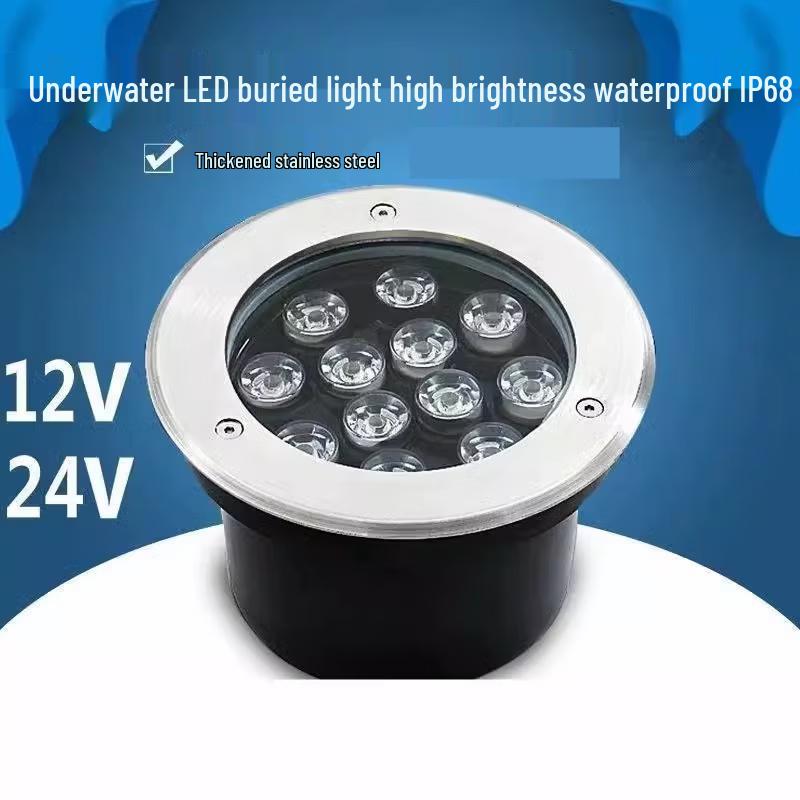 Mengpao Round LED Buried Step & Underwater Light