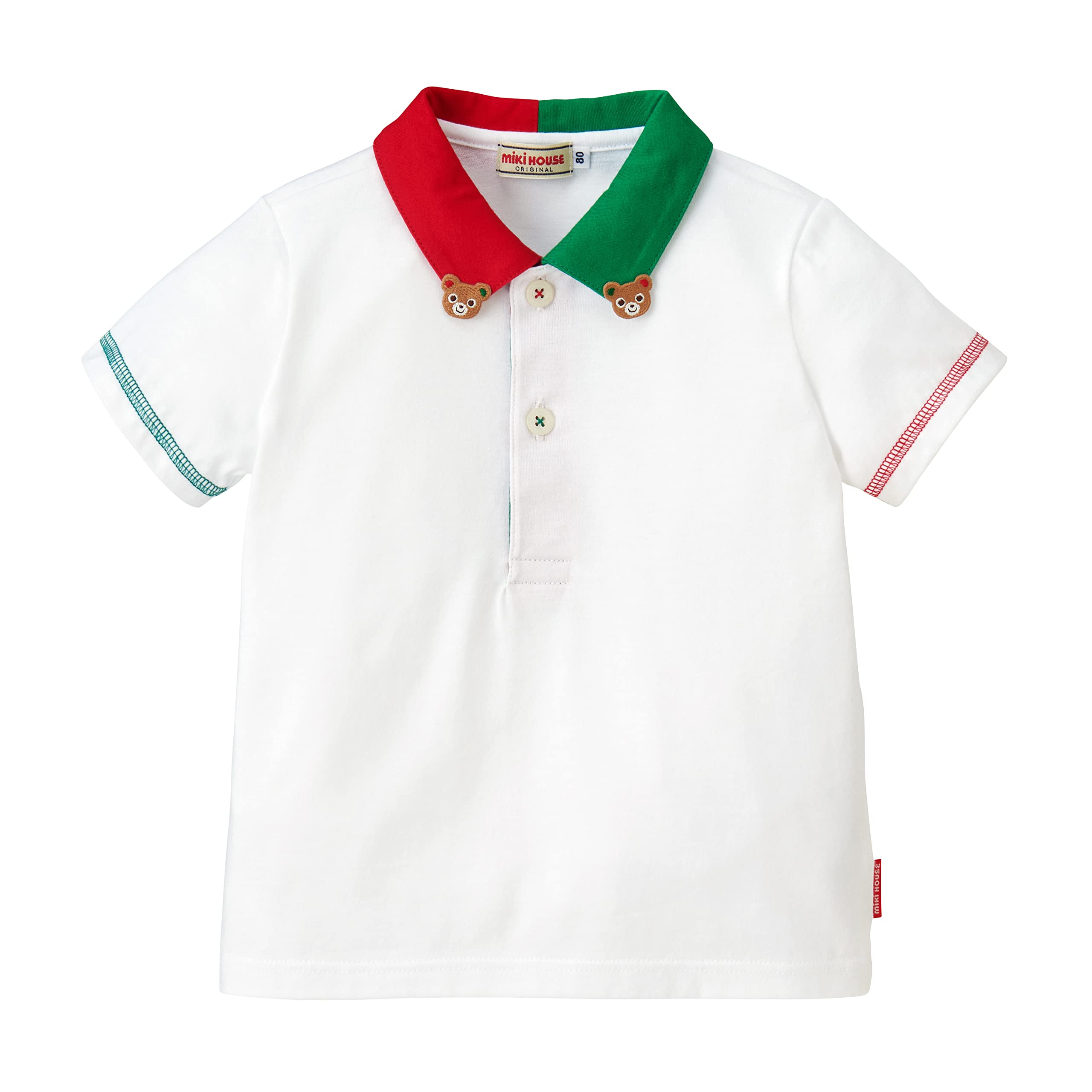 

Polo Short Made in Baby White [MIKI HOUSE] Shirt, Sleeve, Plain, Japan, 100% Cotton, Boys, Girls, Babies, Kids, Clothes, Children s Clothes, білий