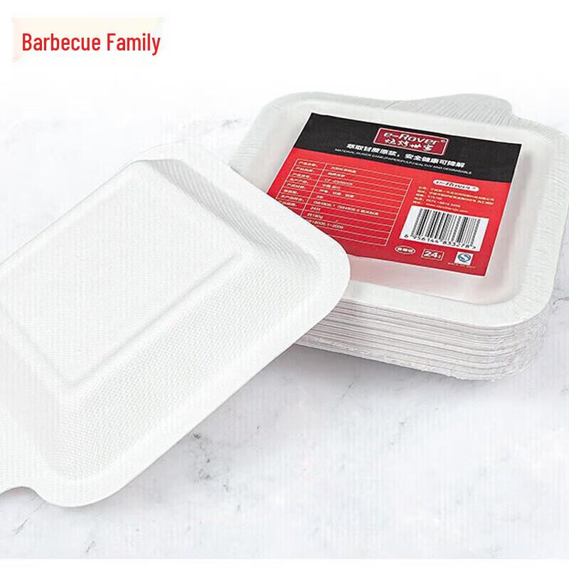 

Disposable Degradable BBQ Paper Plates & Bowls