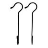Waki Sangyo Color Cross 33 X 40 X 200 S-Hook Hook, 2-pack, Black, Mm, SS-038