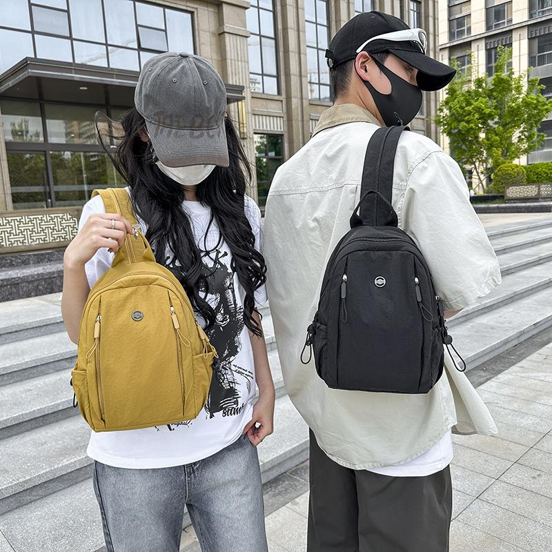 Schoolbag Multi-purpose Backpack Women's 1011 New Oxford Cloth Men's Casual Versatile Outdoor Travel Commuter Backpack Crossbody Breast Bag