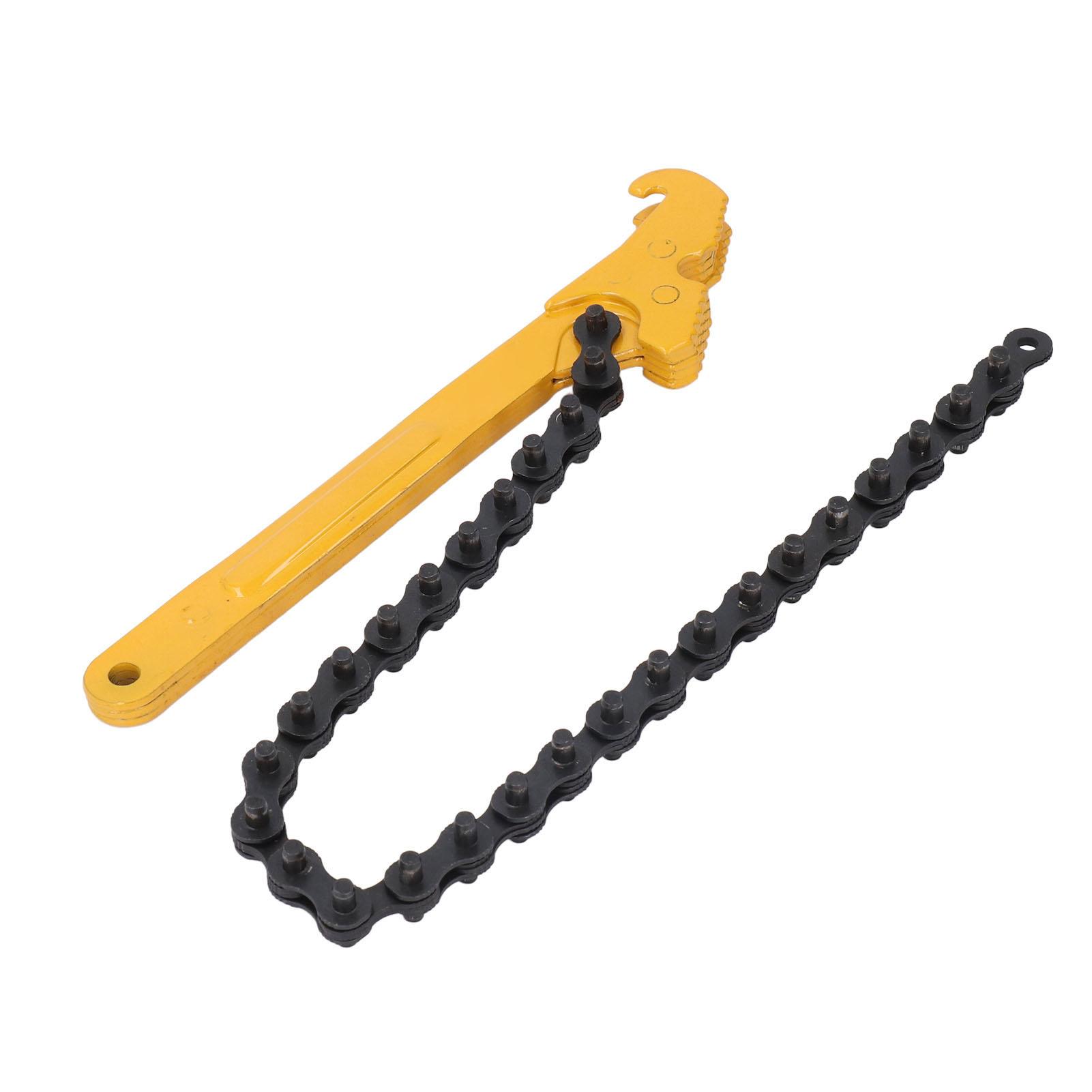 

Цепной ключ, многофункциональный регулируемый, прочный, из легированной стали, цепной ключ для масляного фильтра