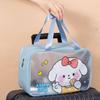 Portable Cartoon PVC Cosmetic Bag Ins Storage Bags Durable Wash Pouch  Girl