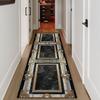Luxury Modern Carpet Runner Hallway Non-slip Corridor Carpets Golden Aisle Rug Washable Living Room Decoration Long Floor Mats