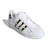 adidas Womens Superstar 'Unikko' (women's sizes) Cloud White / Core Black / Gold Metallic Skateboard Shoes H04076